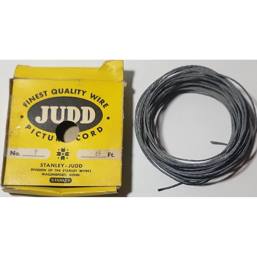 Judd No. 2 Picture Cord Finest Quality Wire 25 Ft in Box
